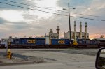 CSX Locomotives in the Yard